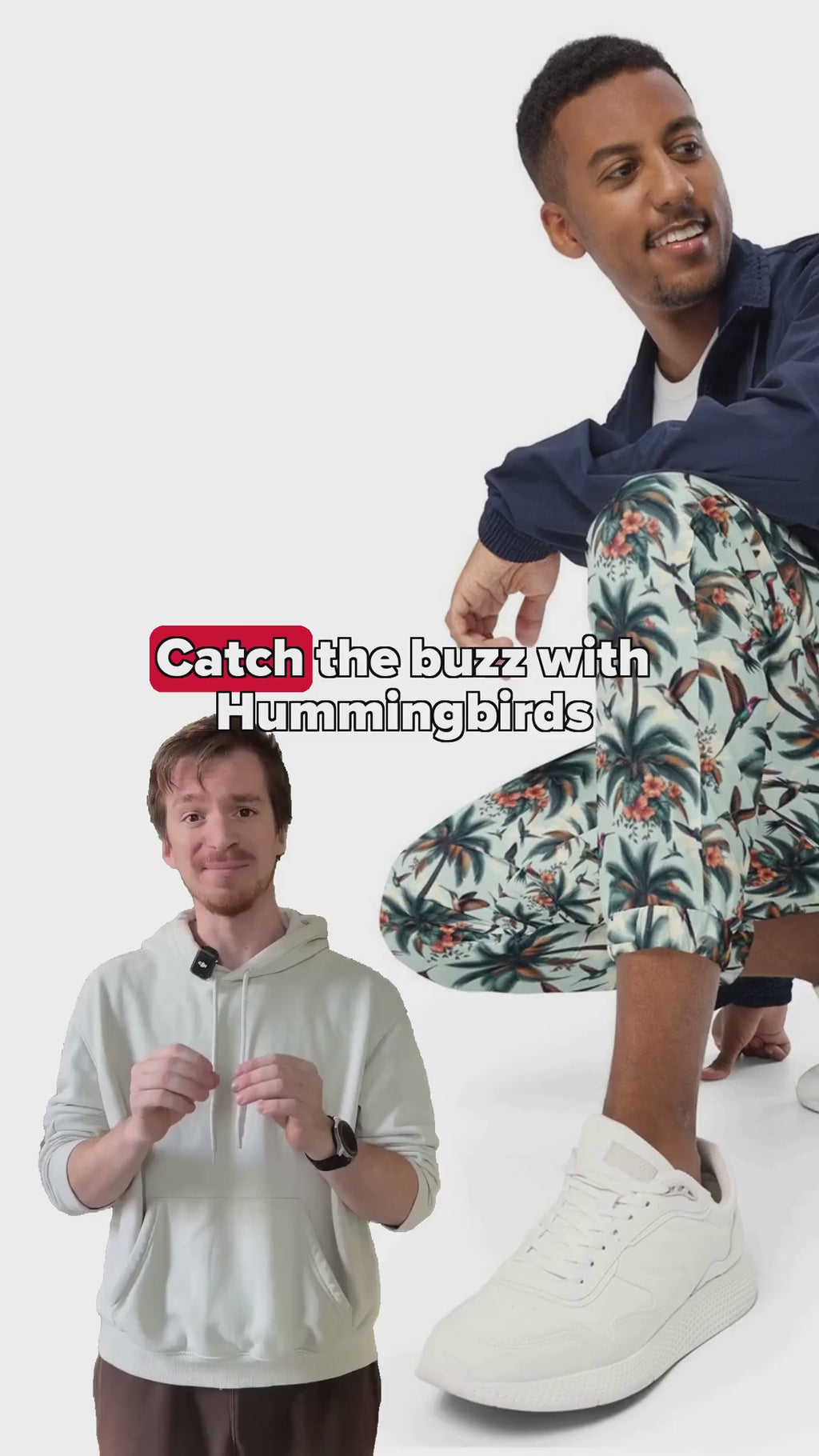 Hummingbirds and Palms Unisex track pants