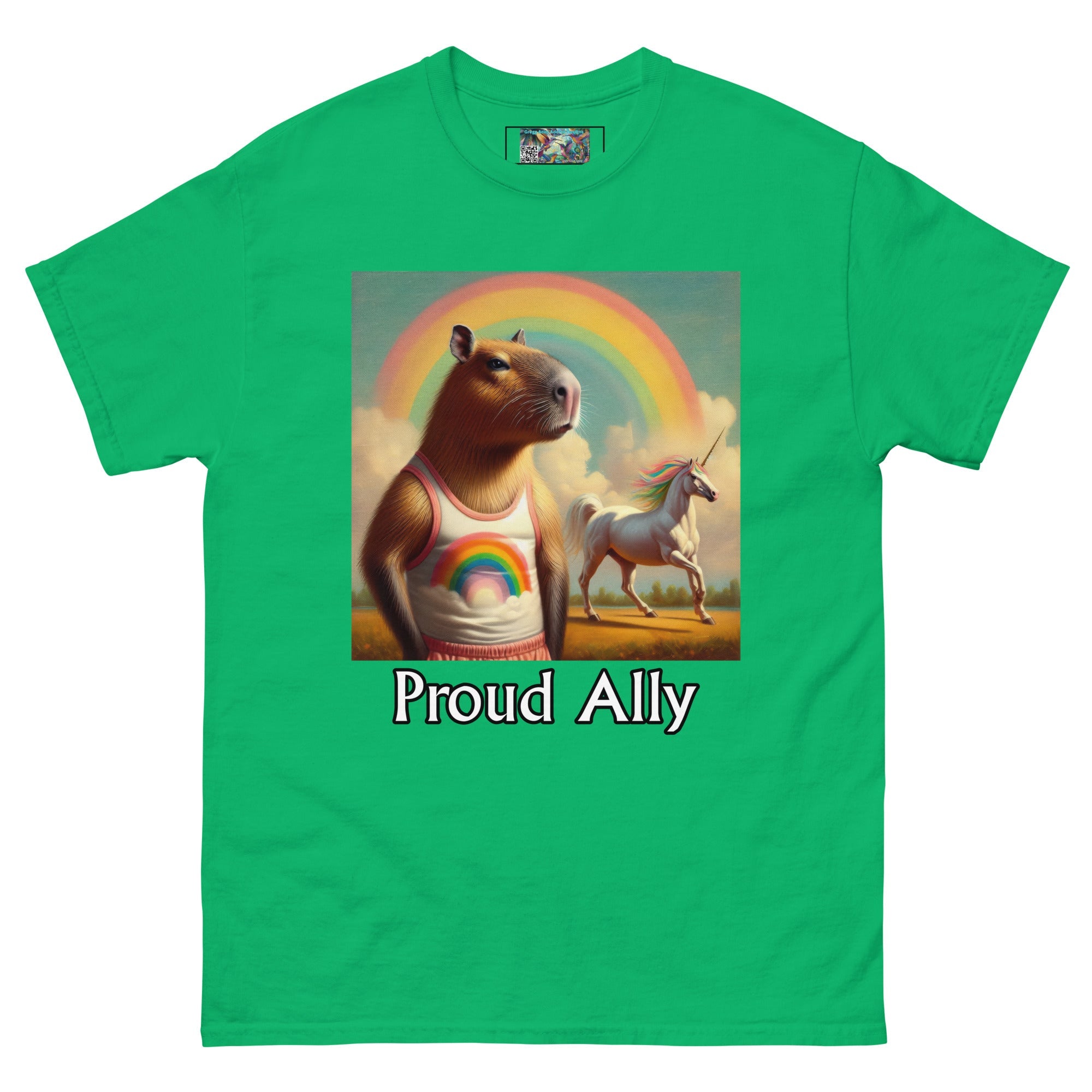 Proud Ally Capybara Unisex classic tee - Gregg Acini Adoree Designs - T-Shirt