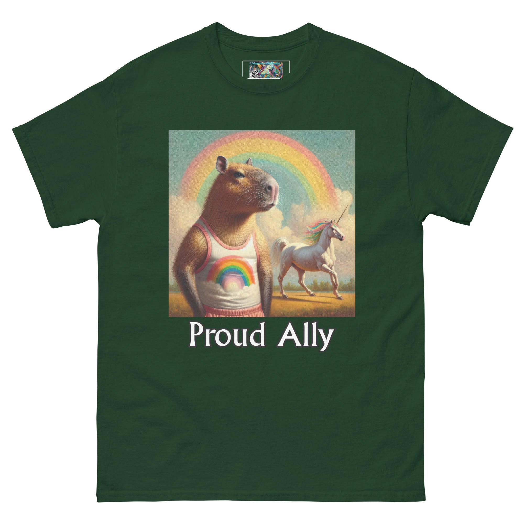 Proud Ally Capybara Unisex classic tee - Gregg Acini Adoree Designs - T-Shirt