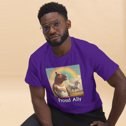 Proud Ally Capybara Unisex classic tee - Gregg Acini Adoree Designs - T-Shirt