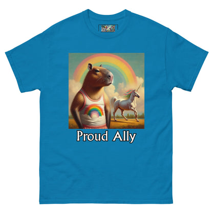 Proud Ally Capybara Unisex classic tee - Gregg Acini Adoree Designs - T-Shirt