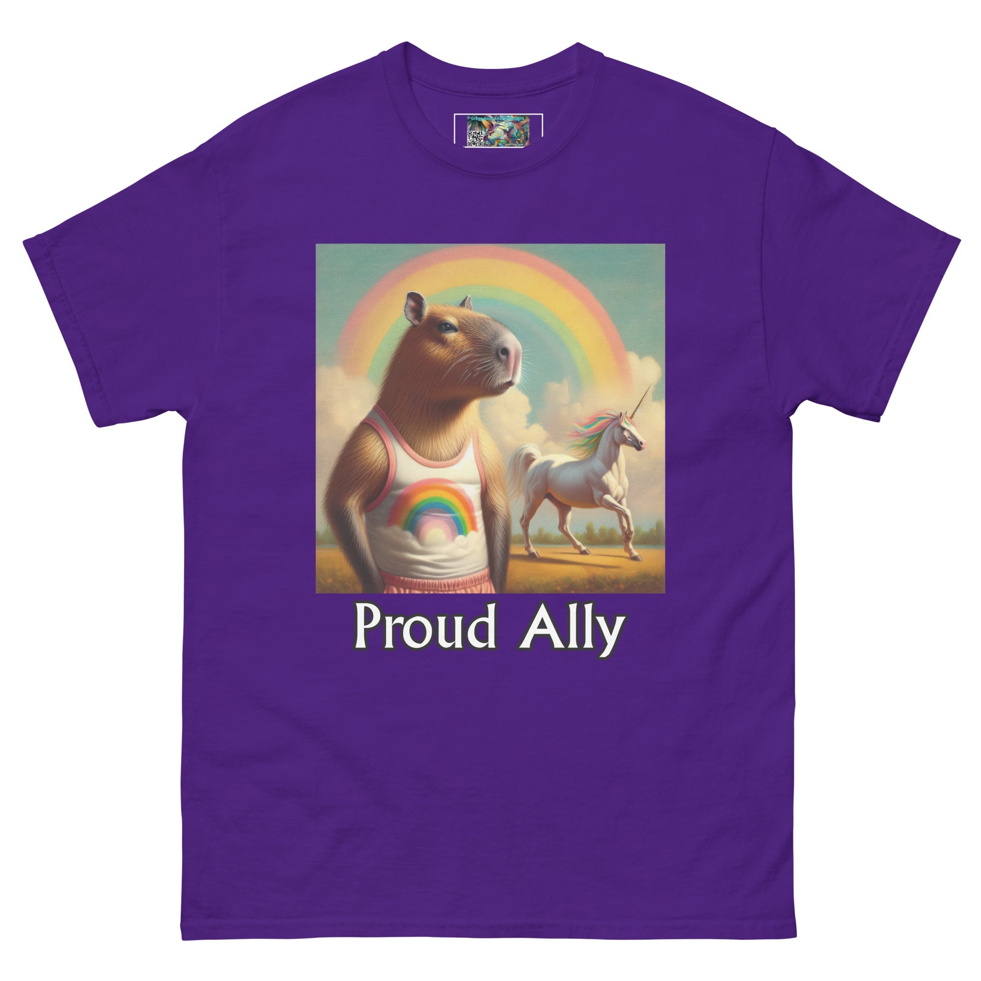 Proud Ally Capybara Unisex classic tee - Gregg Acini Adoree Designs - T-Shirt