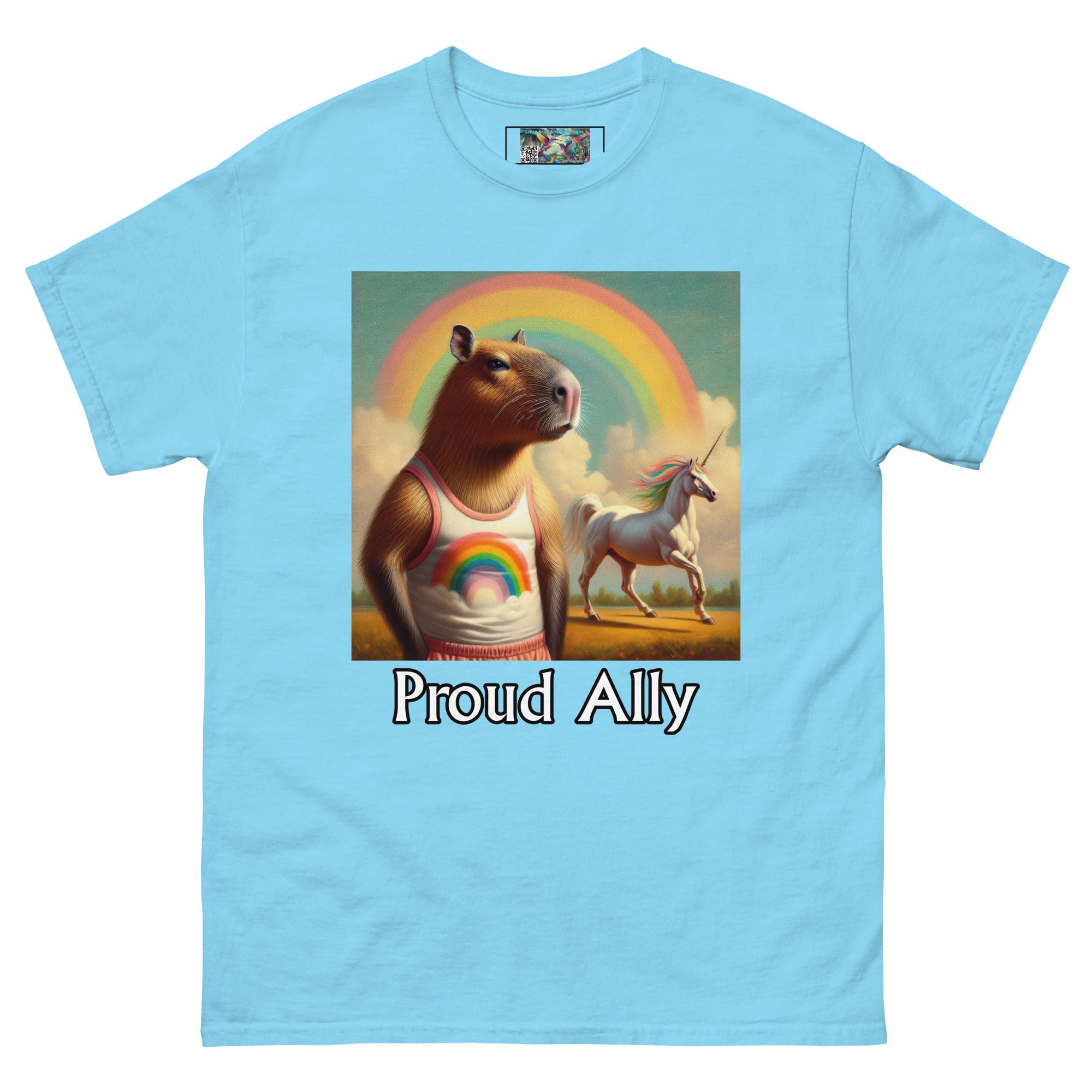 Proud Ally Capybara Unisex classic tee - Gregg Acini Adoree Designs - T-Shirt