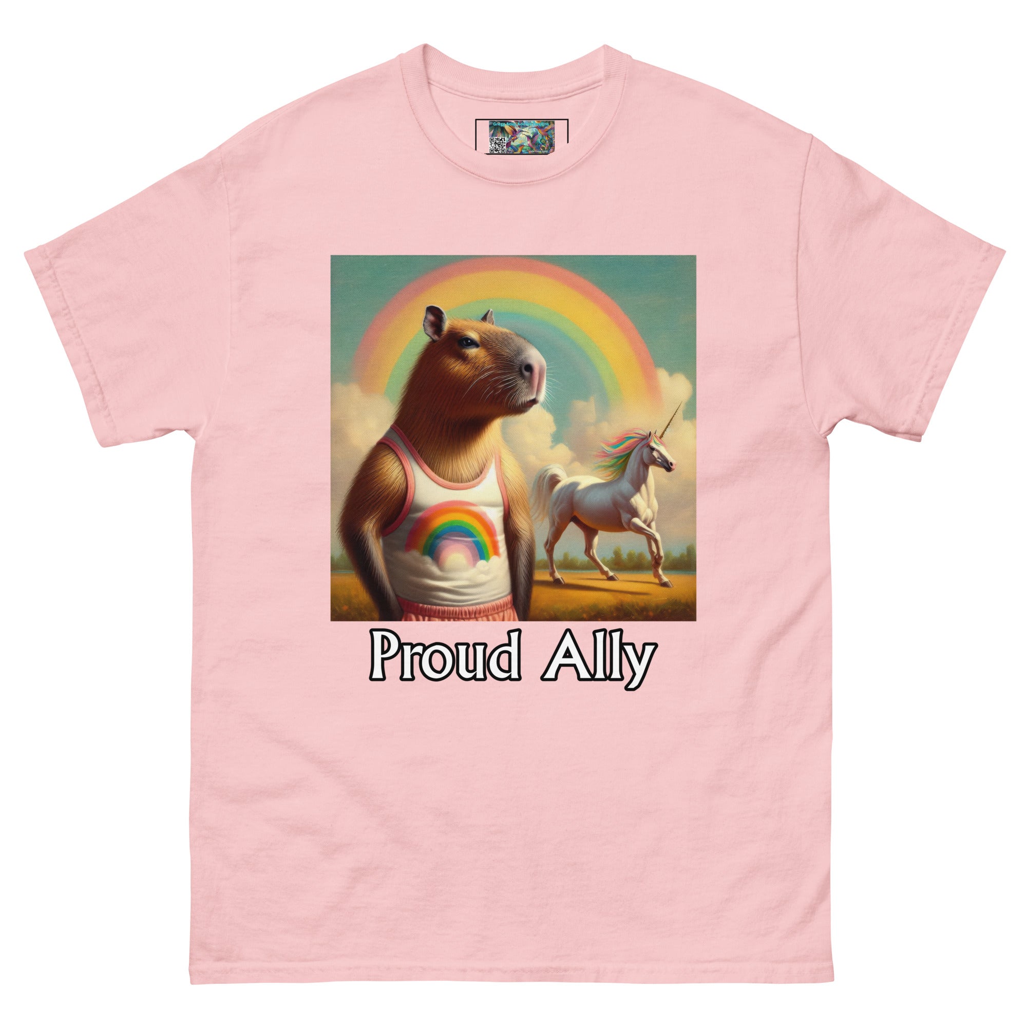 Proud Ally Capybara Unisex classic tee - Gregg Acini Adoree Designs - T-Shirt
