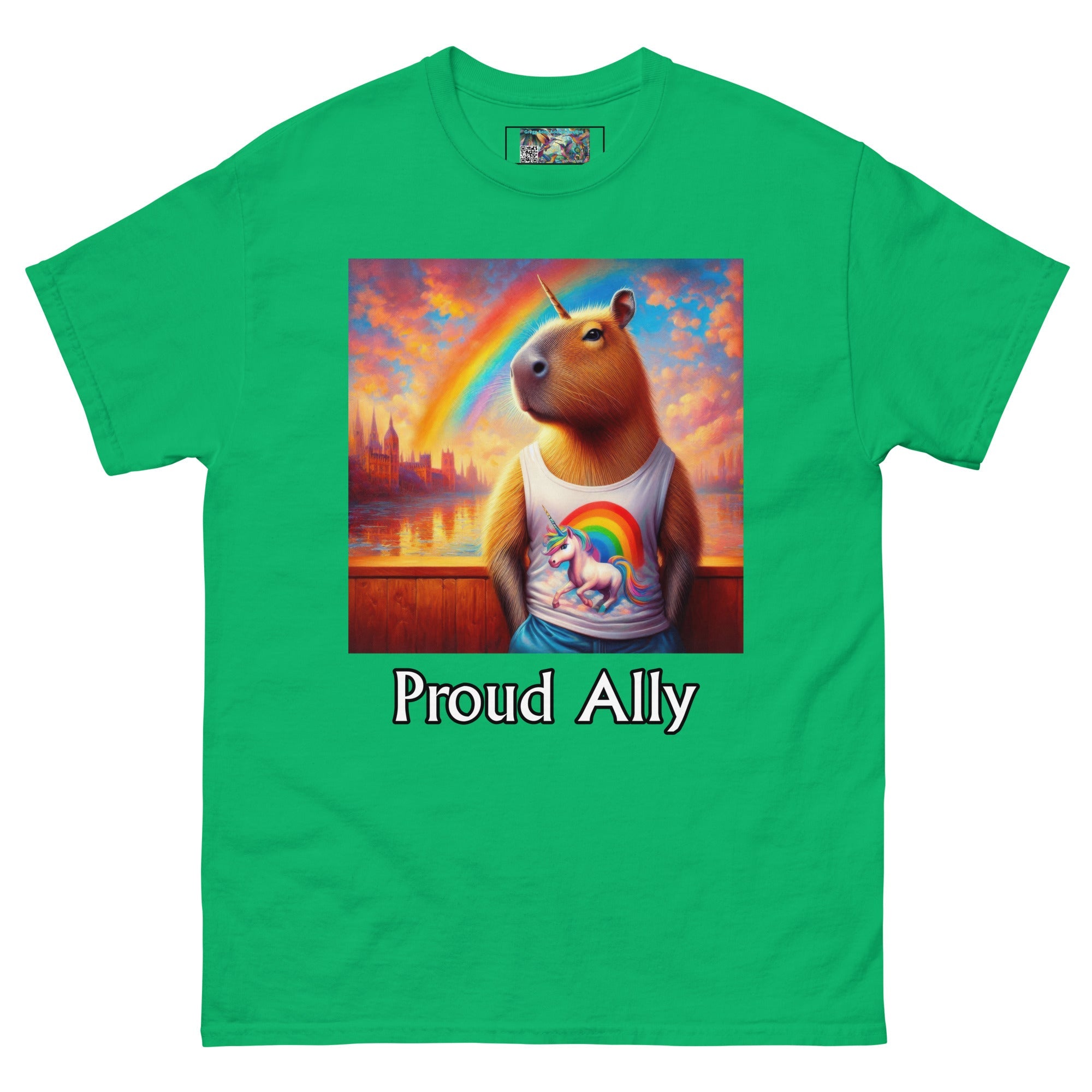 Proud Ally Capybaracorn Unisex classic tee - Gregg Acini Adoree Designs - T-Shirt