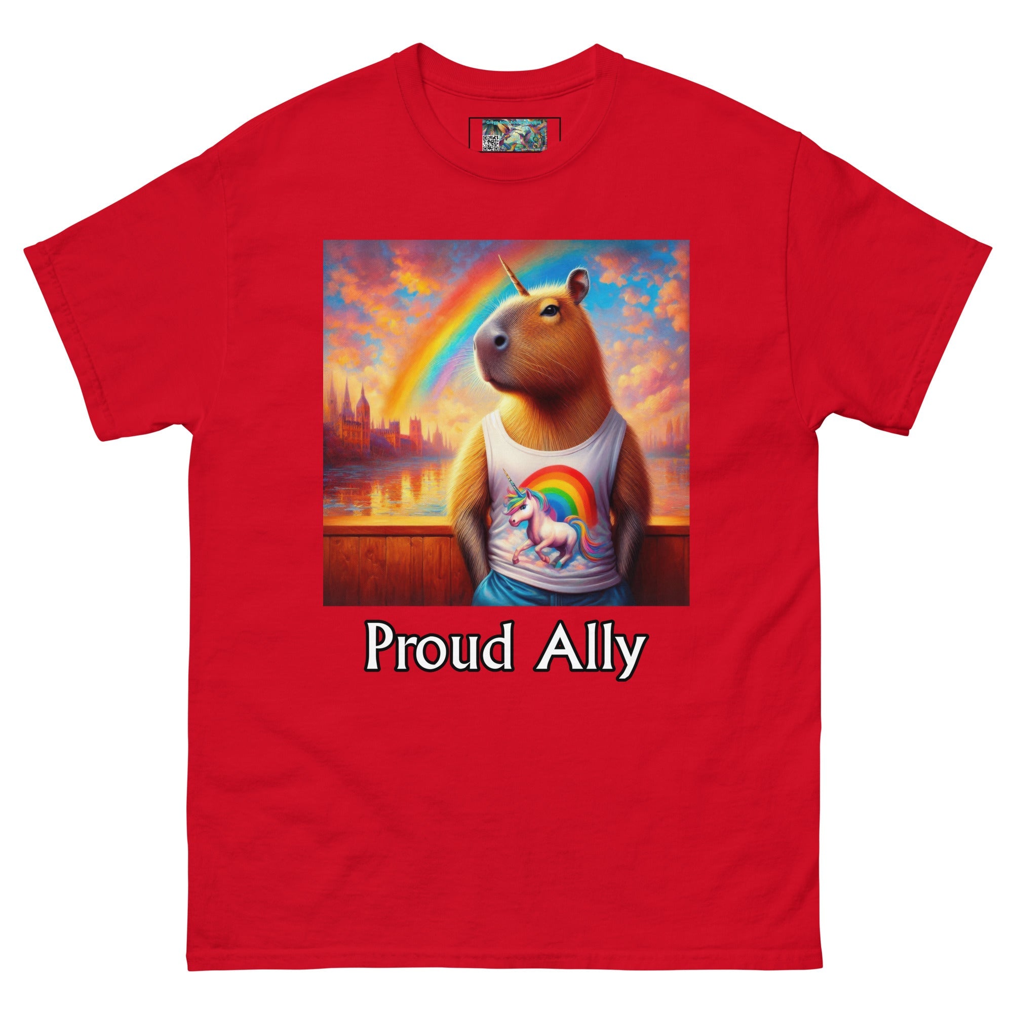 Proud Ally Capybaracorn Unisex classic tee - Gregg Acini Adoree Designs - T-Shirt