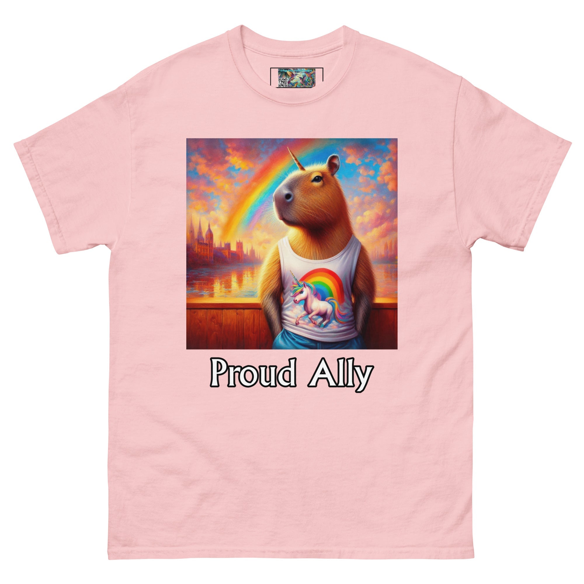 Proud Ally Capybaracorn Unisex classic tee - Gregg Acini Adoree Designs - T-Shirt