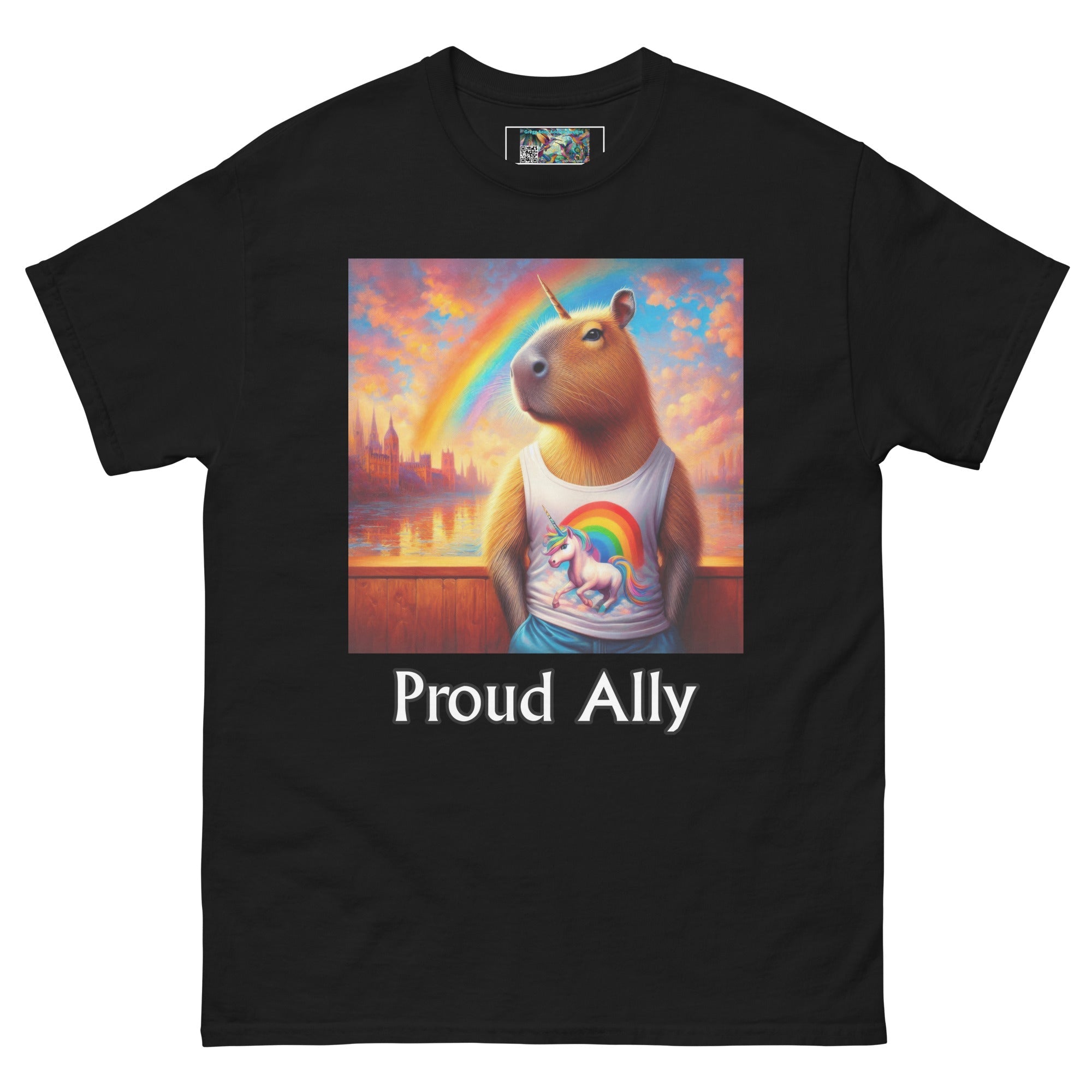 Proud Ally Capybaracorn Unisex classic tee - Gregg Acini Adoree Designs - T-Shirt