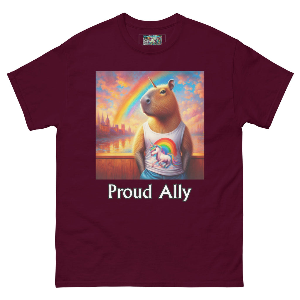 Proud Ally Capybaracorn Unisex classic tee - Gregg Acini Adoree Designs - T-Shirt