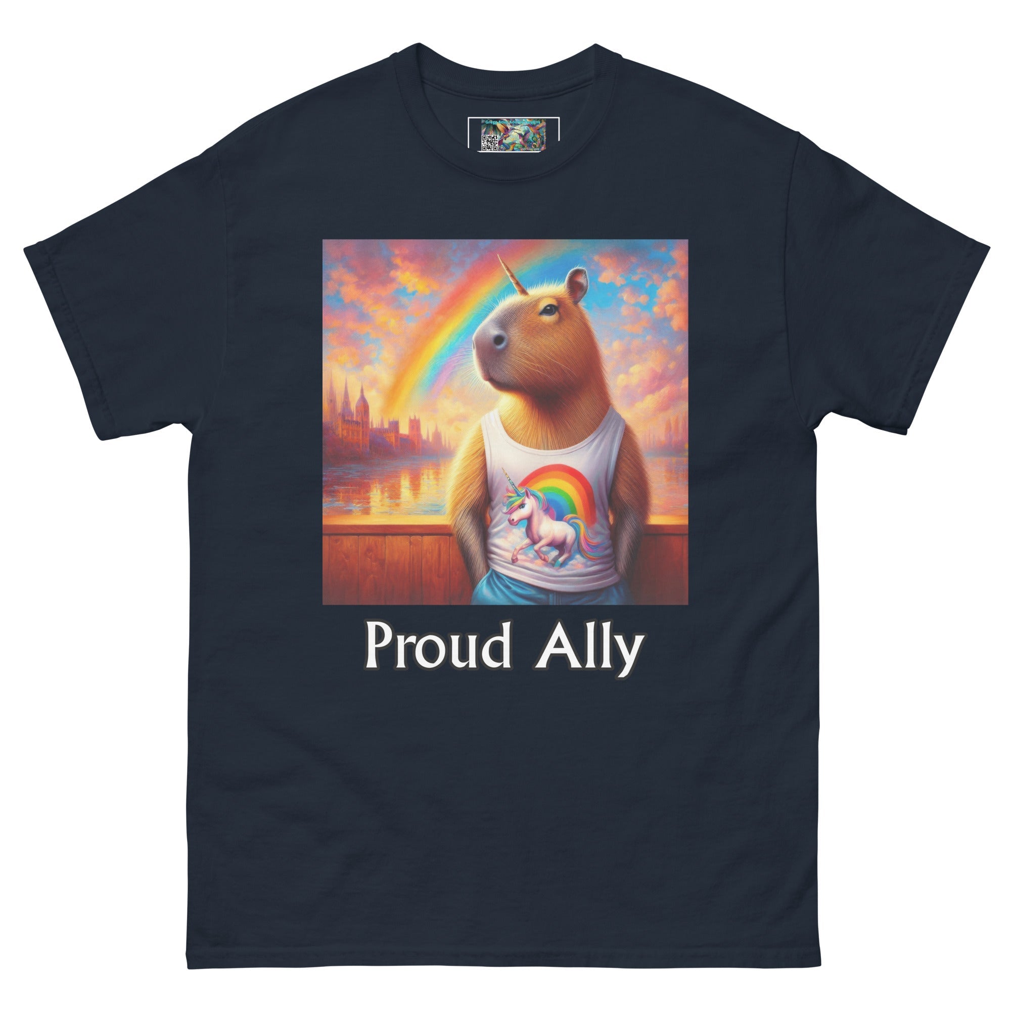 Proud Ally Capybaracorn Unisex classic tee - Gregg Acini Adoree Designs - T-Shirt