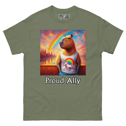 Proud Ally Capybaracorn Unisex classic tee - Gregg Acini Adoree Designs - T-Shirt