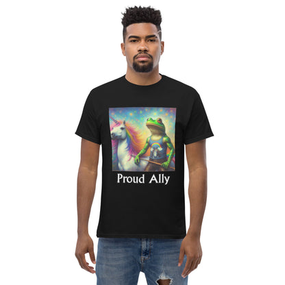 Proud Ally Frog and Unicorn Unisex classic tee - Gregg Acini Adoree Designs - T-Shirt
