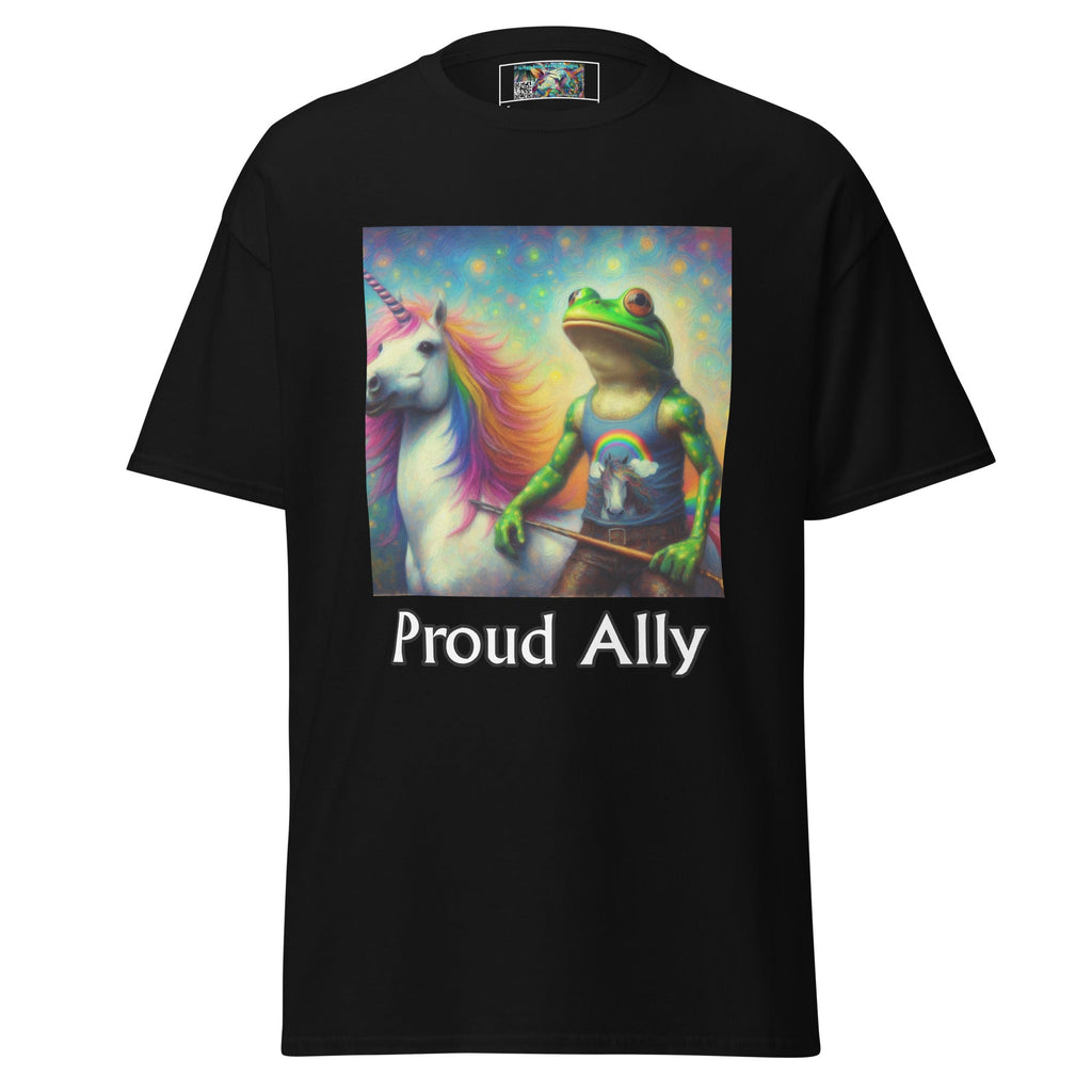 Proud Ally Frog and Unicorn Unisex classic tee - Gregg Acini Adoree Designs - T-Shirt