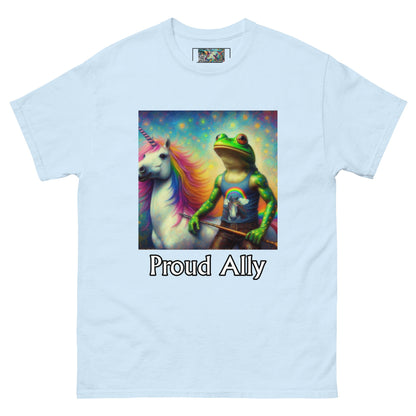 Proud Ally Frog and Unicorn Unisex classic tee - Gregg Acini Adoree Designs - T-Shirt
