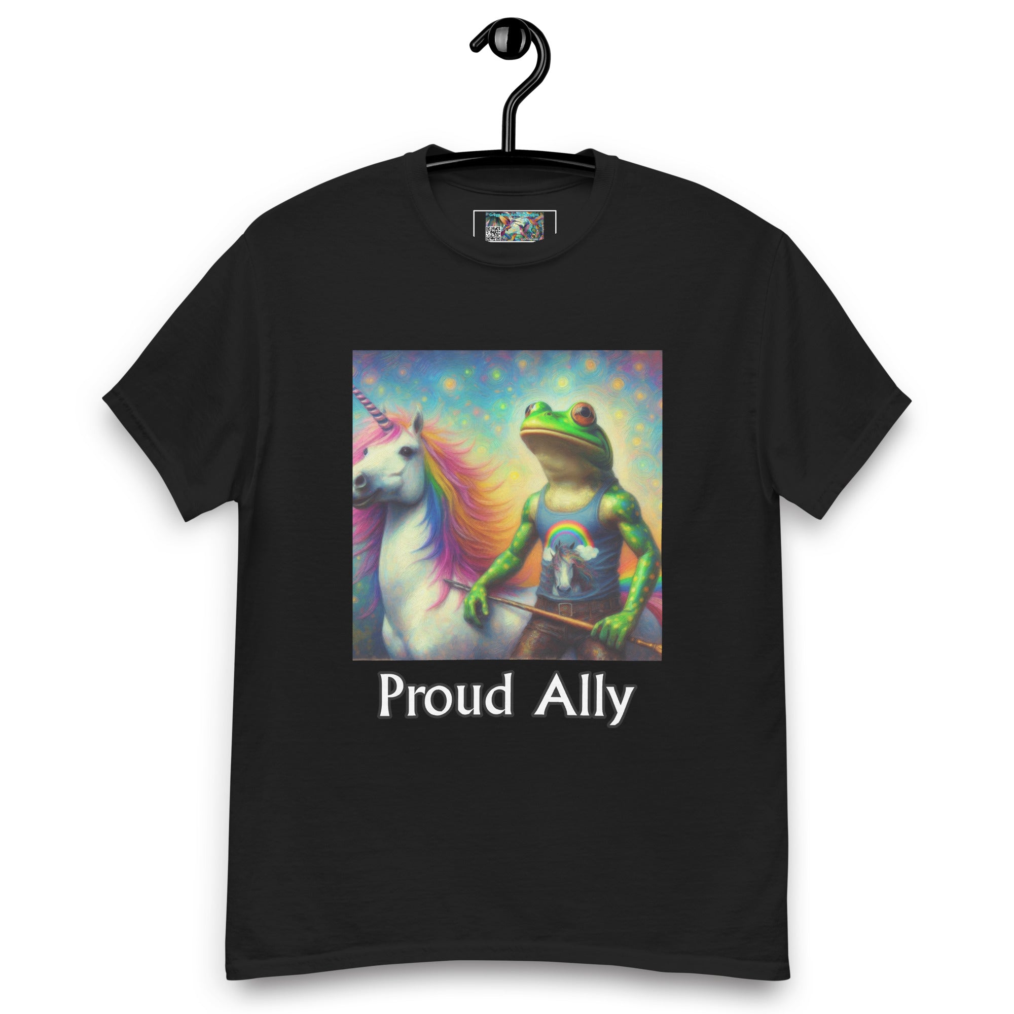Proud Ally Frog and Unicorn Unisex classic tee - Gregg Acini Adoree Designs - T-Shirt