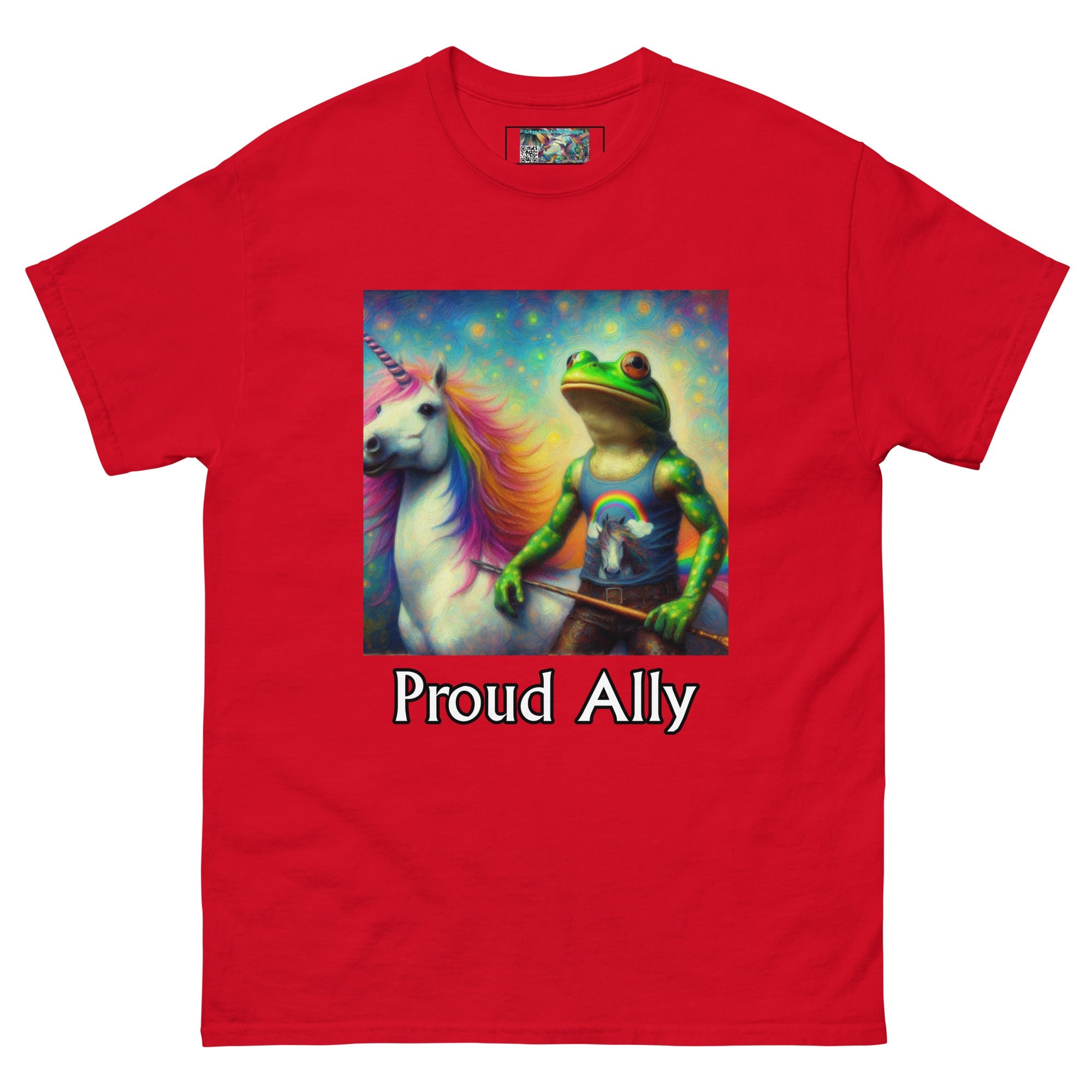 Proud Ally Frog and Unicorn Unisex classic tee - Gregg Acini Adoree Designs - T-Shirt