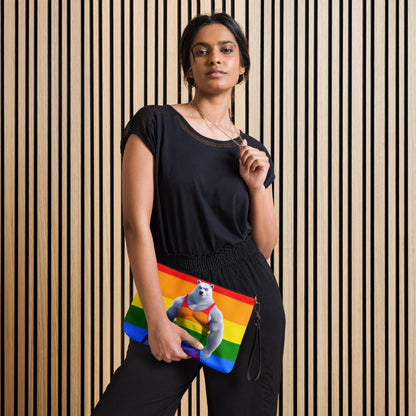 Proud Bear and Penguin Crossbody bag - Gregg Acini Adoree Designs - Handbag