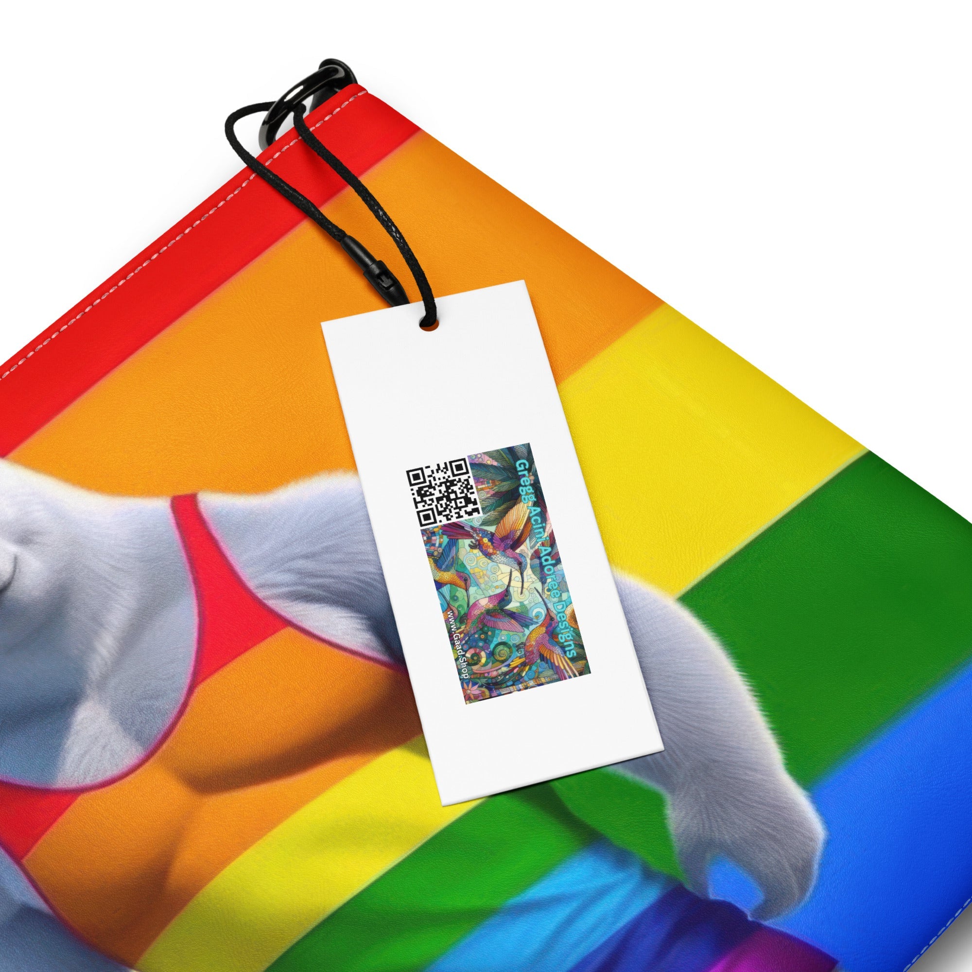 Proud Bear and Penguin Crossbody bag - Gregg Acini Adoree Designs - Handbag