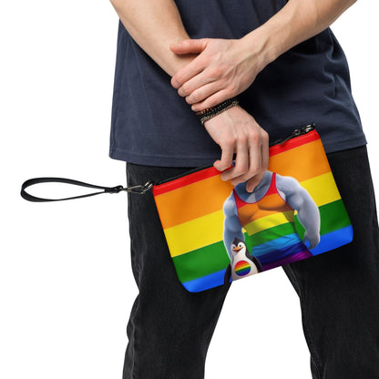 Proud Bear and Penguin Crossbody bag - Gregg Acini Adoree Designs - Handbag