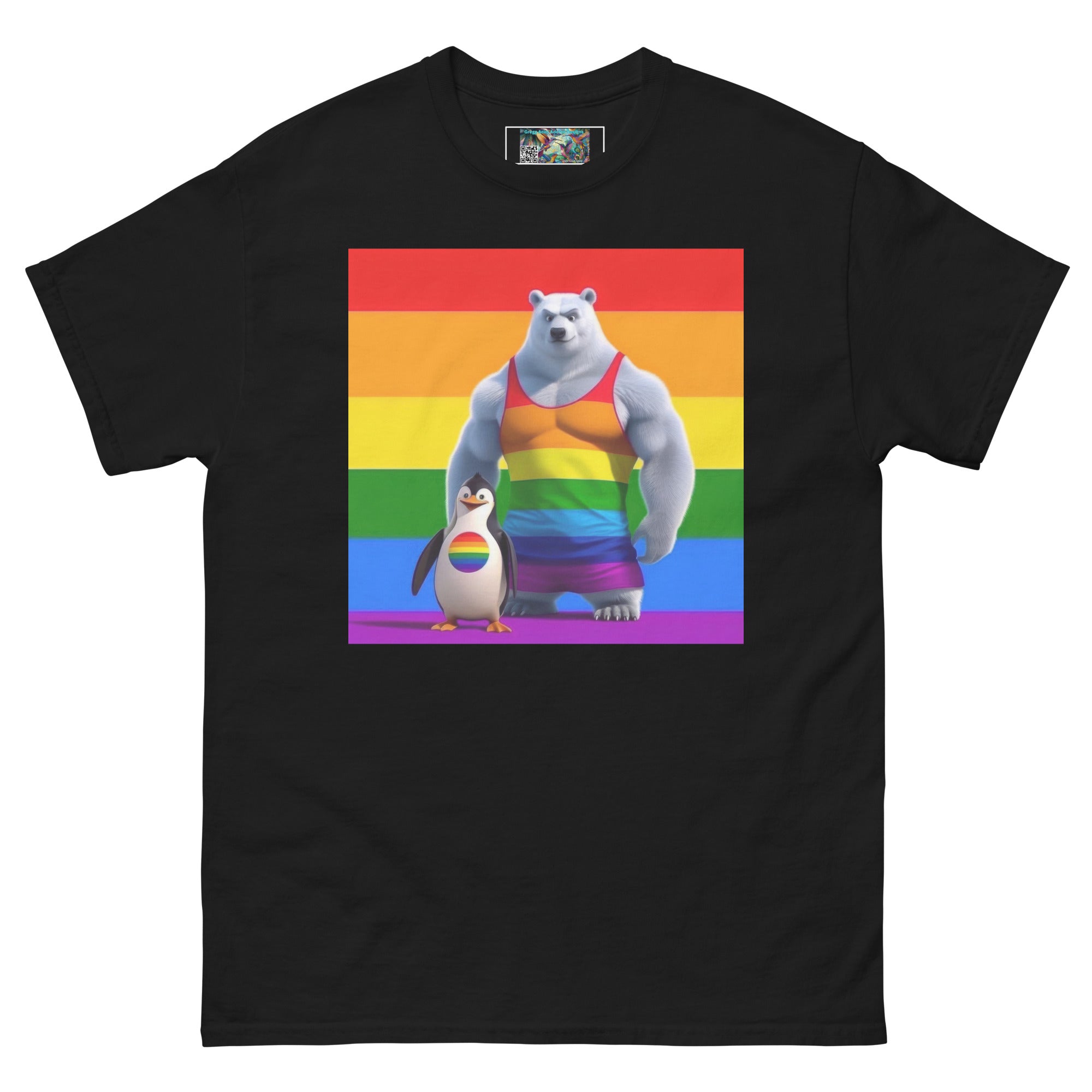 Proud Bear and Penguin Unisex classic tee - Gregg Acini Adoree Designs - T-Shirt
