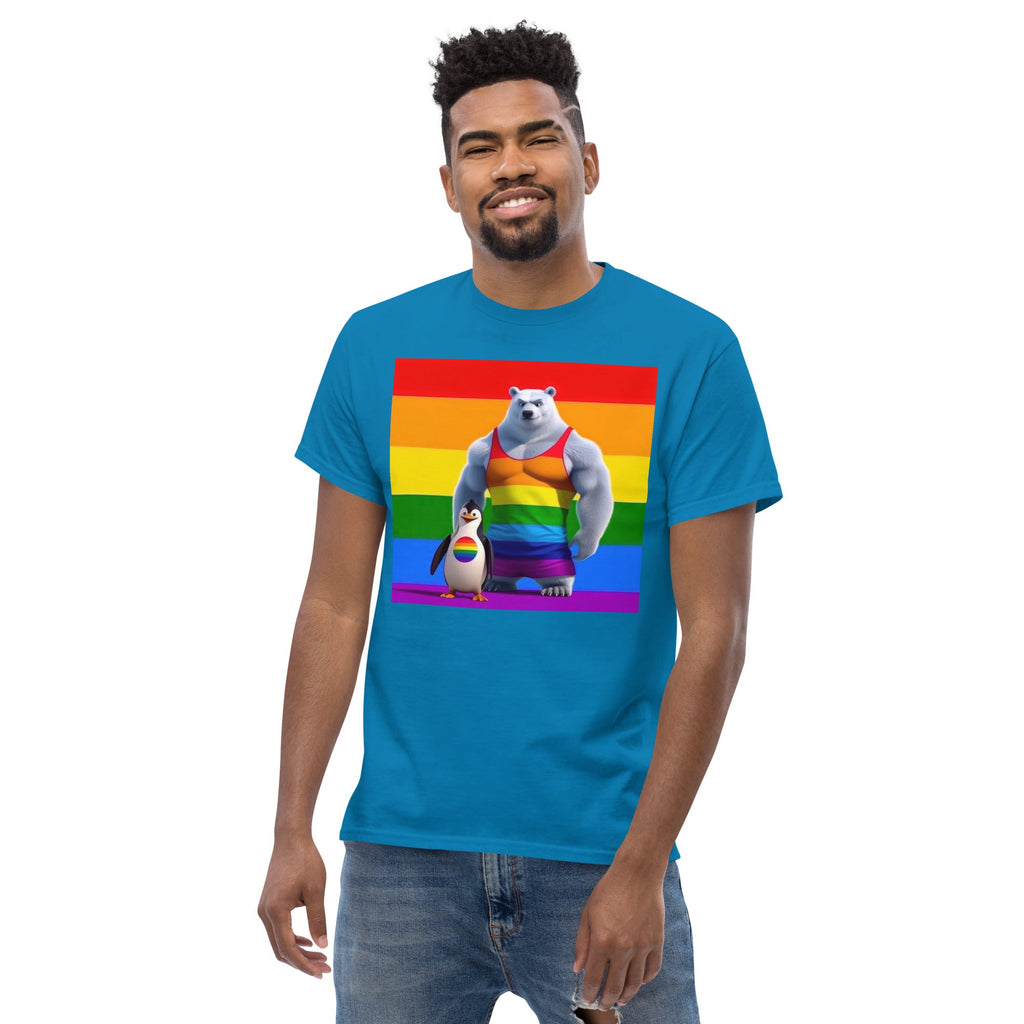 Proud Bear and Penguin Unisex classic tee - Gregg Acini Adoree Designs - T-Shirt