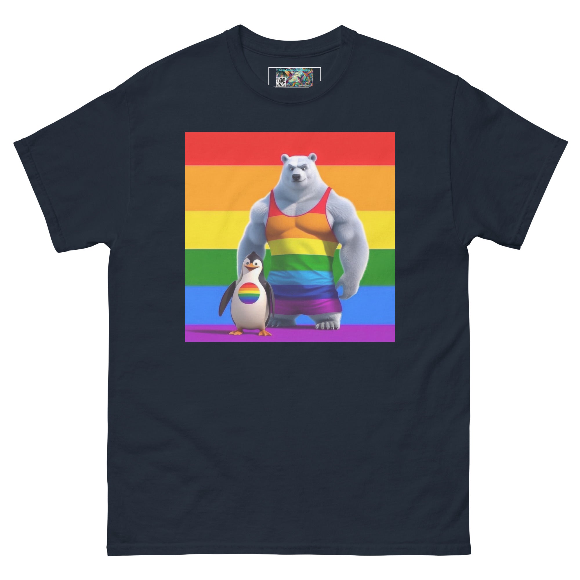 Proud Bear and Penguin Unisex classic tee - Gregg Acini Adoree Designs - T-Shirt