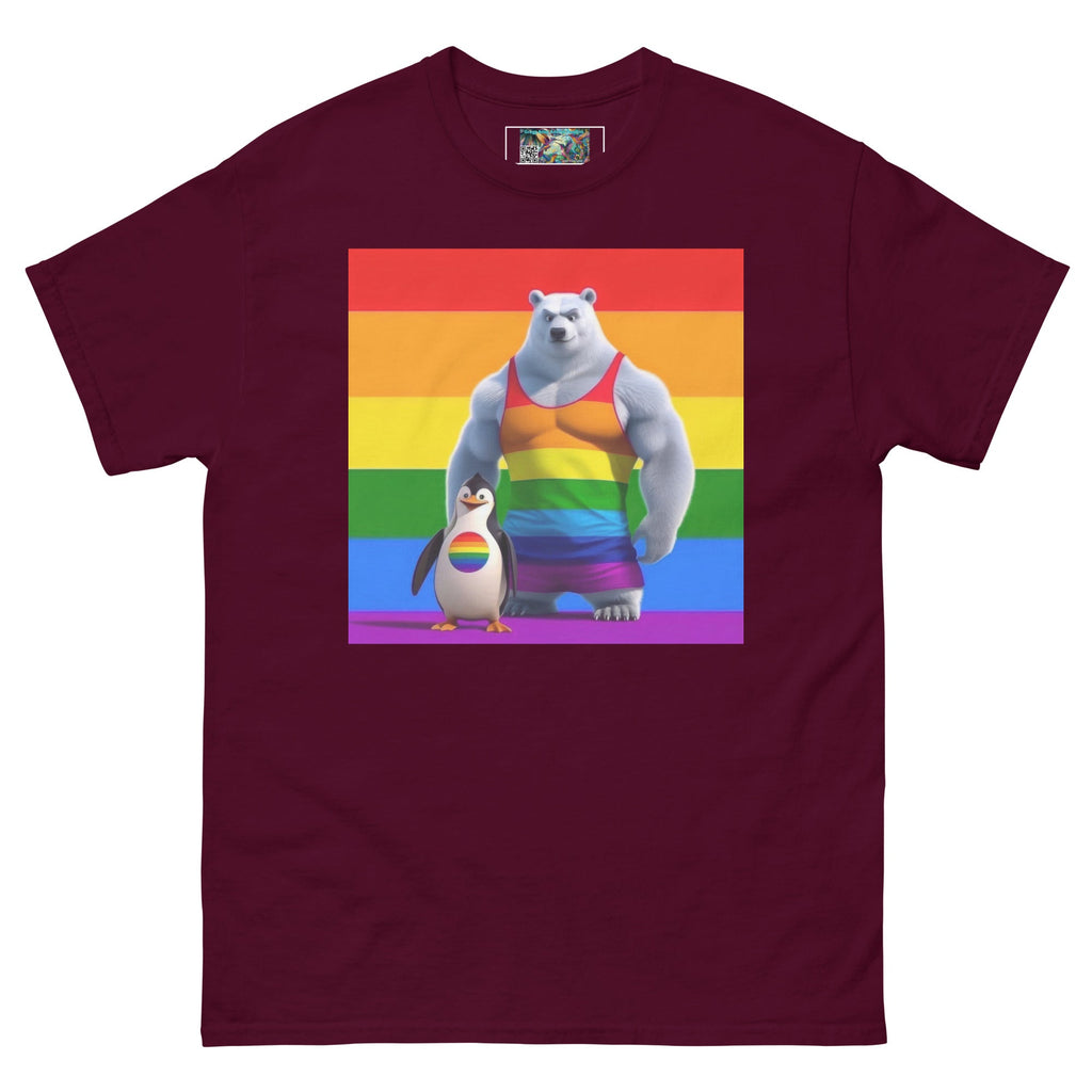 Proud Bear and Penguin Unisex classic tee - Gregg Acini Adoree Designs - T-Shirt