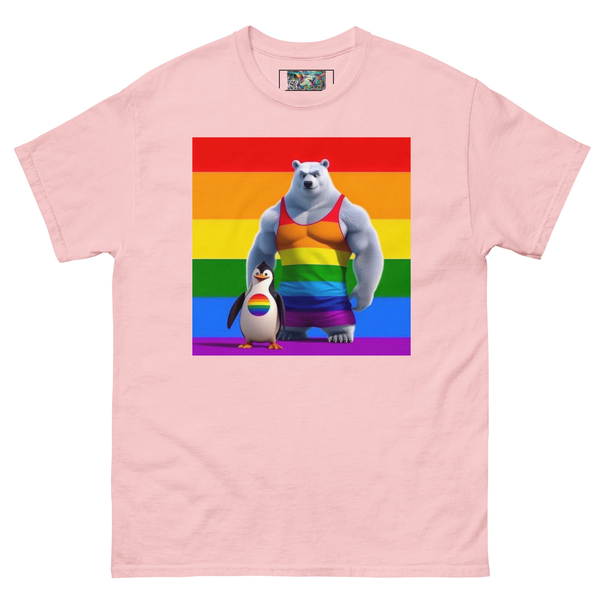 Proud Bear and Penguin Unisex classic tee - Gregg Acini Adoree Designs - T-Shirt