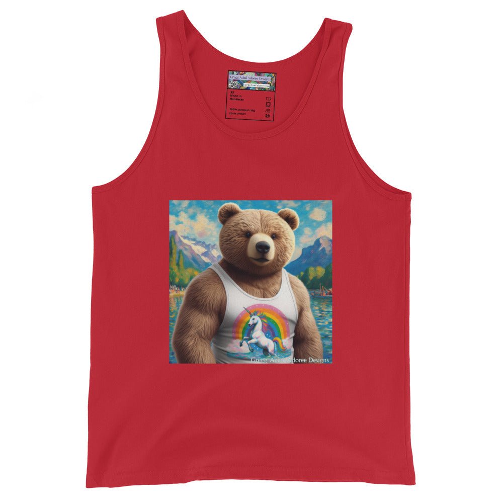 Proud Bear1 Tank Top by Gregg Acini Adoree Designs - Gregg Acini Adoree Designs - Tank Top