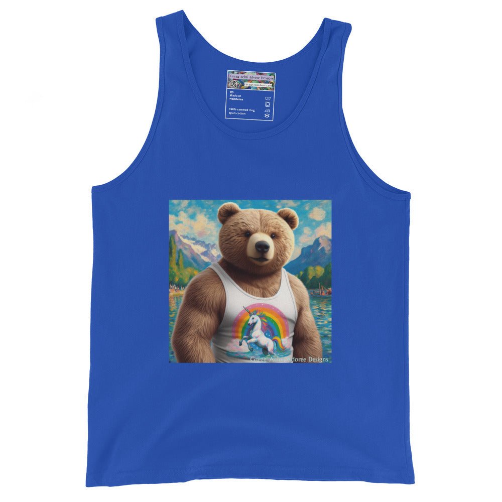 Proud Bear1 Tank Top by Gregg Acini Adoree Designs - Gregg Acini Adoree Designs - Tank Top