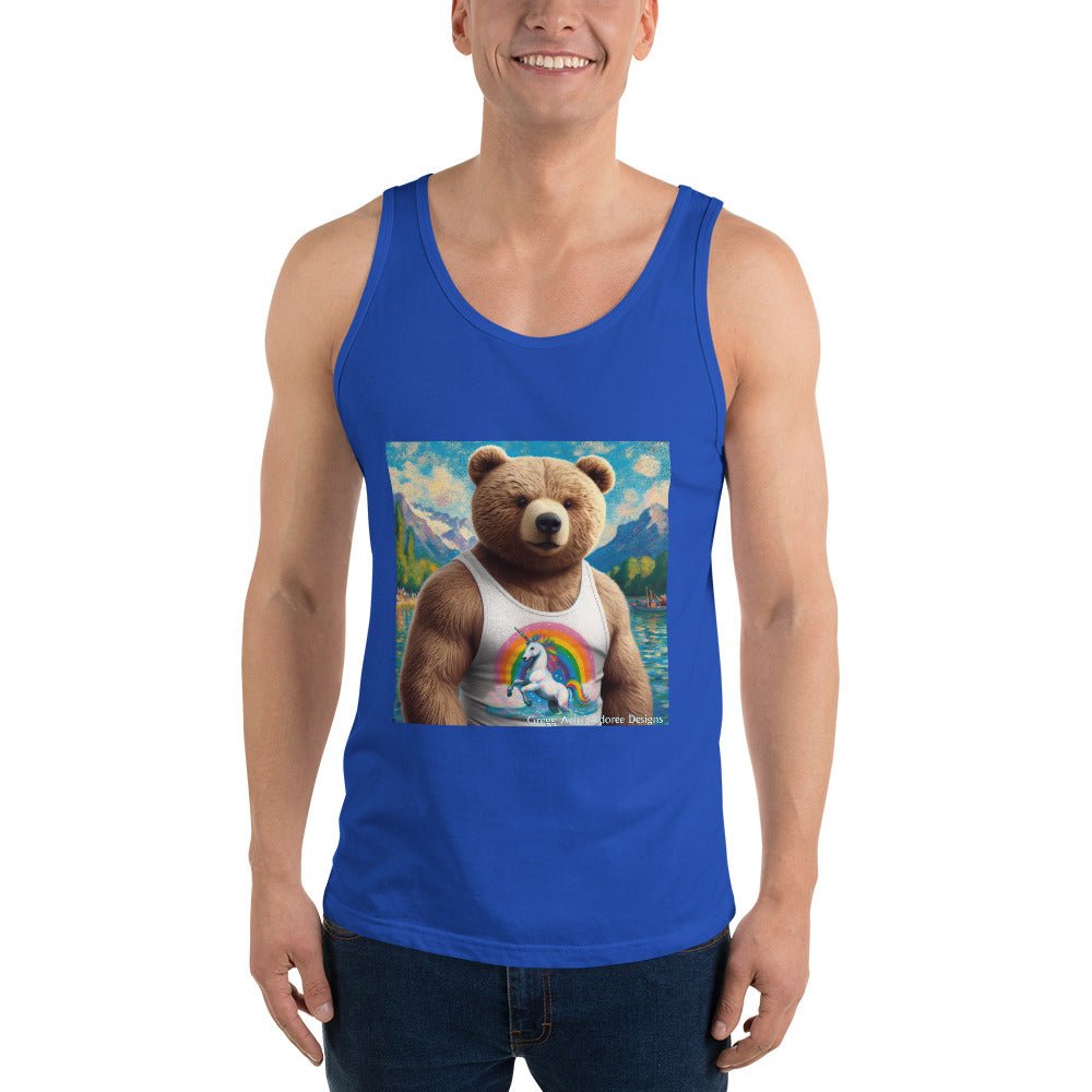 Proud Bear1 Tank Top by Gregg Acini Adoree Designs - Gregg Acini Adoree Designs - Tank Top