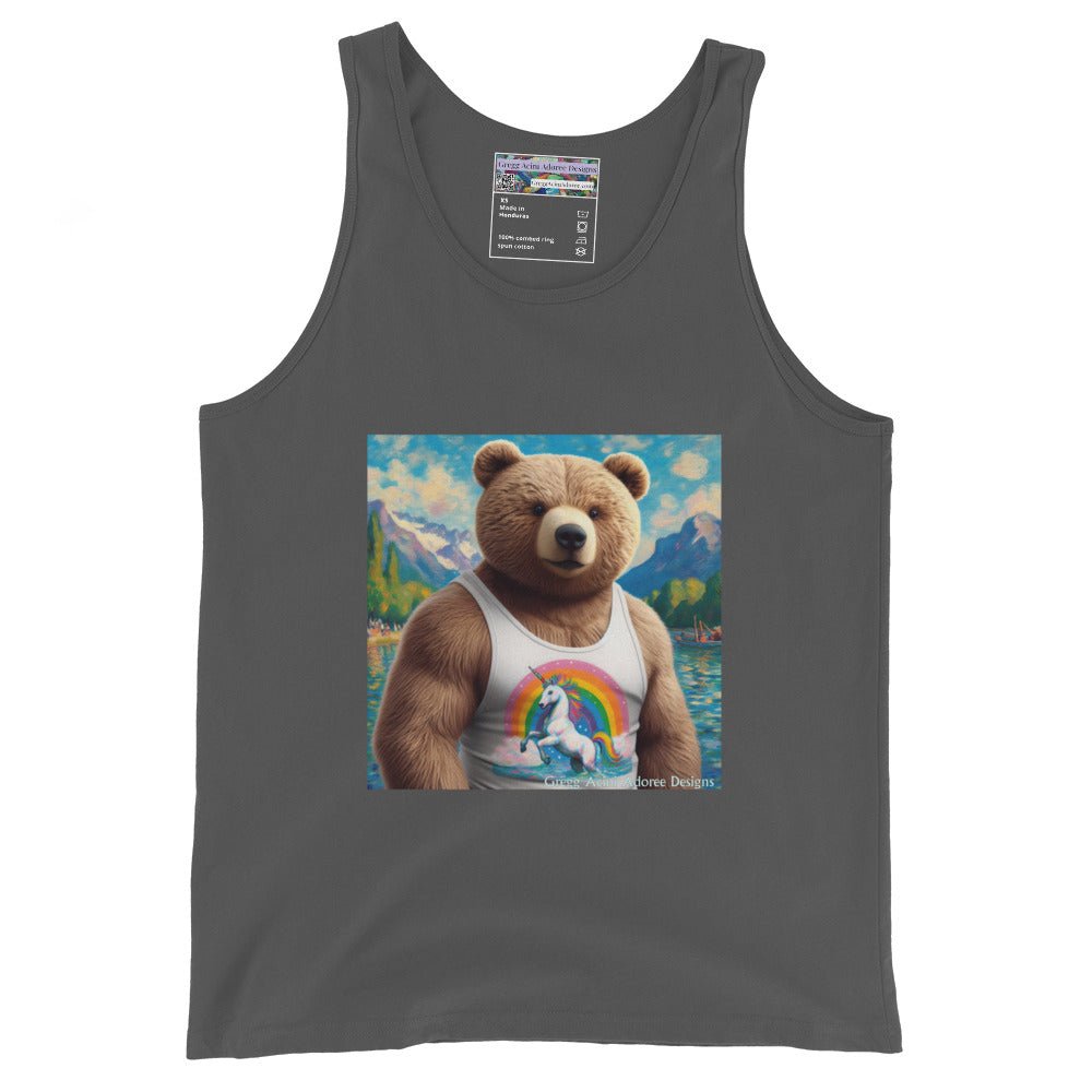 Proud Bear1 Tank Top by Gregg Acini Adoree Designs - Gregg Acini Adoree Designs - Tank Top