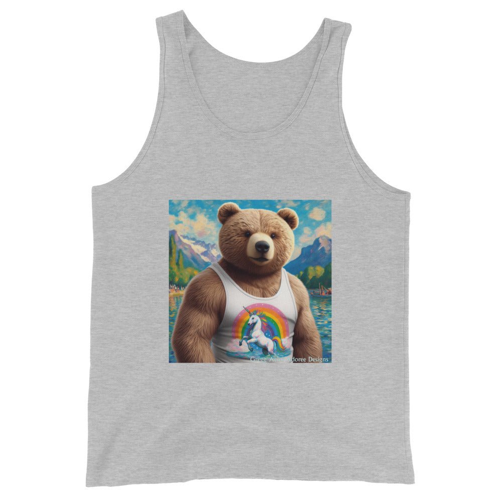 Proud Bear1 Tank Top by Gregg Acini Adoree Designs - Gregg Acini Adoree Designs - Tank Top