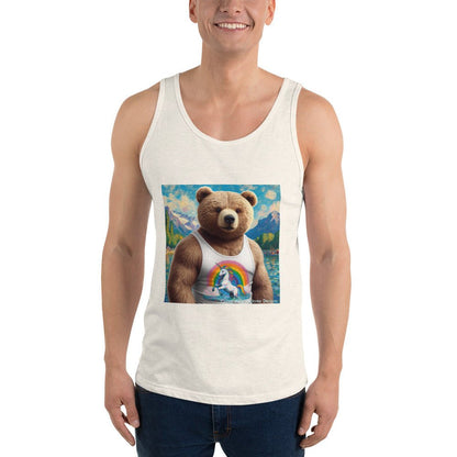 Proud Bear1 Tank Top by Gregg Acini Adoree Designs - Gregg Acini Adoree Designs - Tank Top