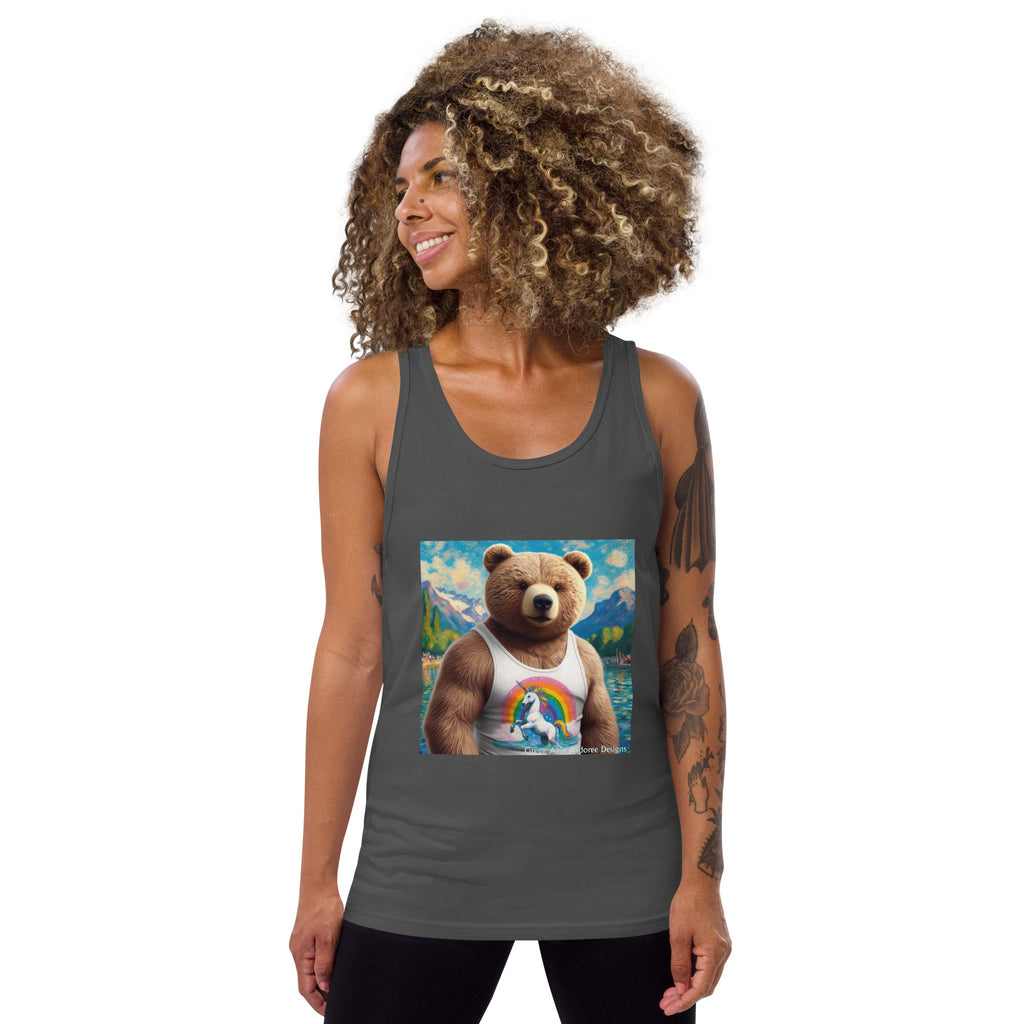 Proud Bear1 Tank Top by Gregg Acini Adoree Designs - Gregg Acini Adoree Designs - Tank Top