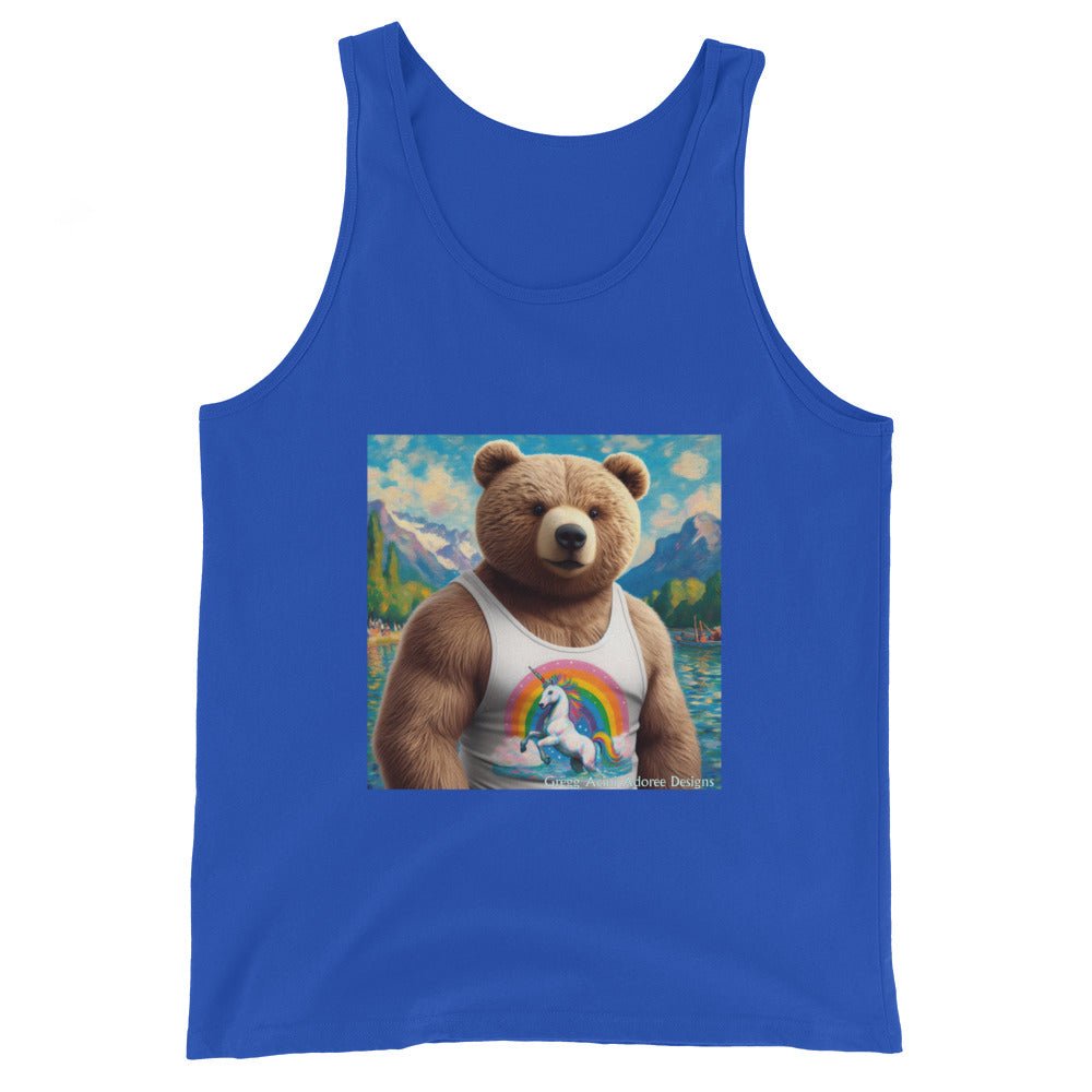 Proud Bear1 Tank Top by Gregg Acini Adoree Designs - Gregg Acini Adoree Designs - Tank Top