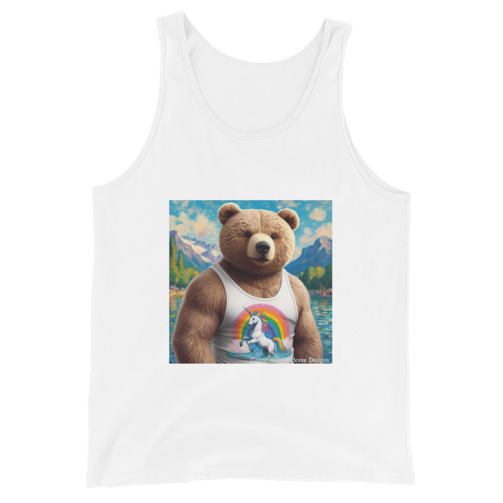 Proud Bear1 Tank Top by Gregg Acini Adoree Designs - Gregg Acini Adoree Designs - Tank Top