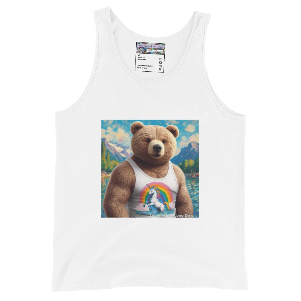 Proud Bear1 Tank Top by Gregg Acini Adoree Designs - Gregg Acini Adoree Designs - Tank Top