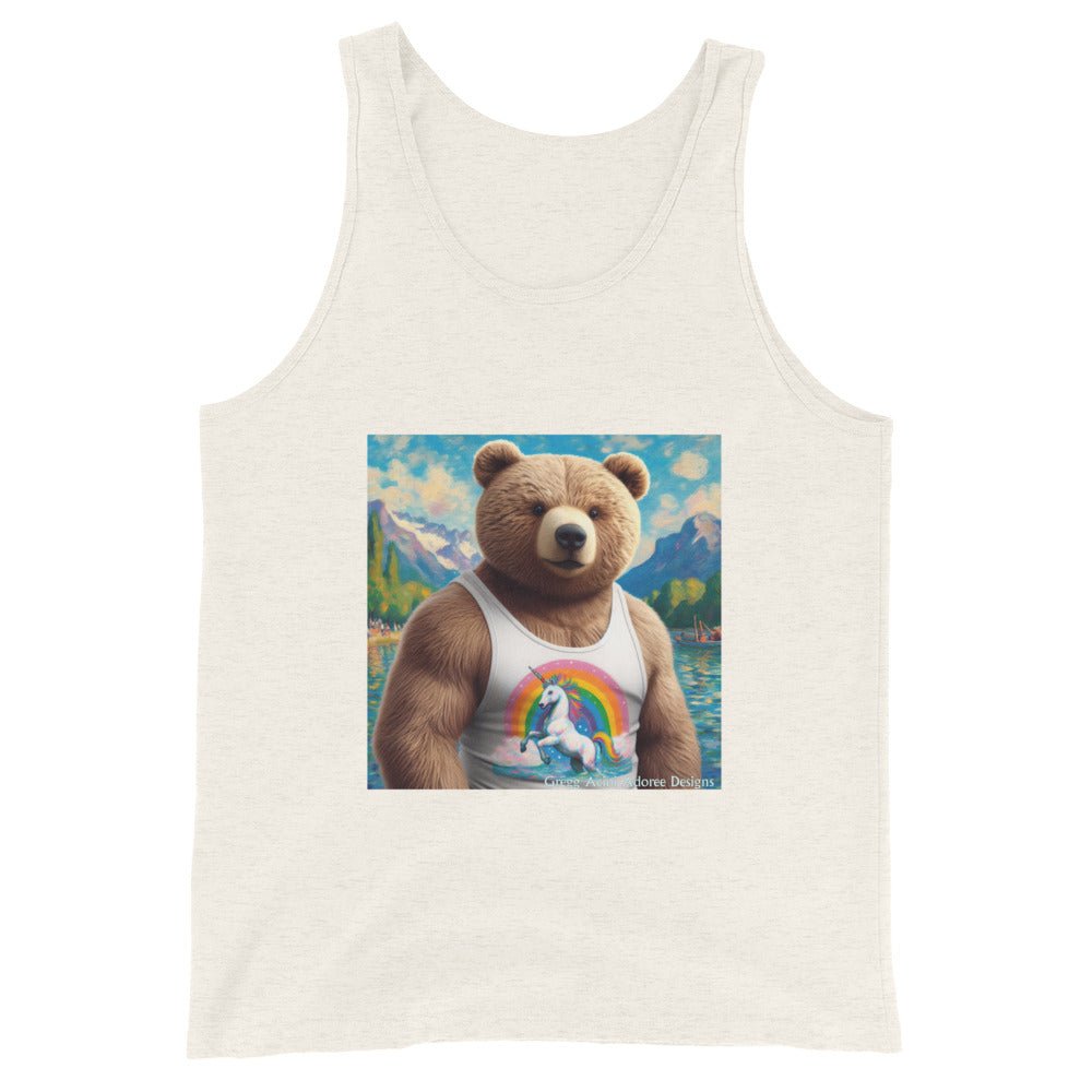 Proud Bear1 Tank Top by Gregg Acini Adoree Designs - Gregg Acini Adoree Designs - Tank Top