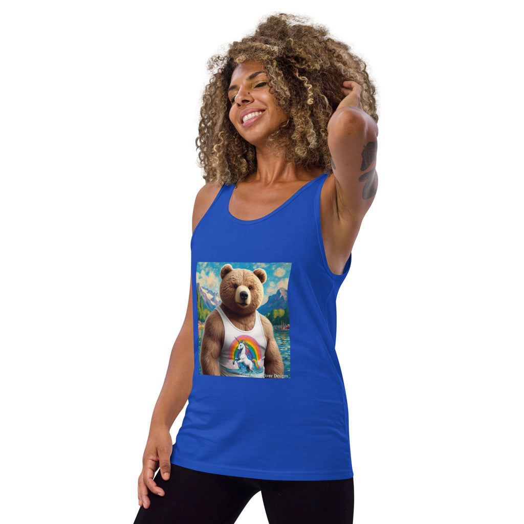 Proud Bear1 Tank Top by Gregg Acini Adoree Designs - Gregg Acini Adoree Designs - Tank Top