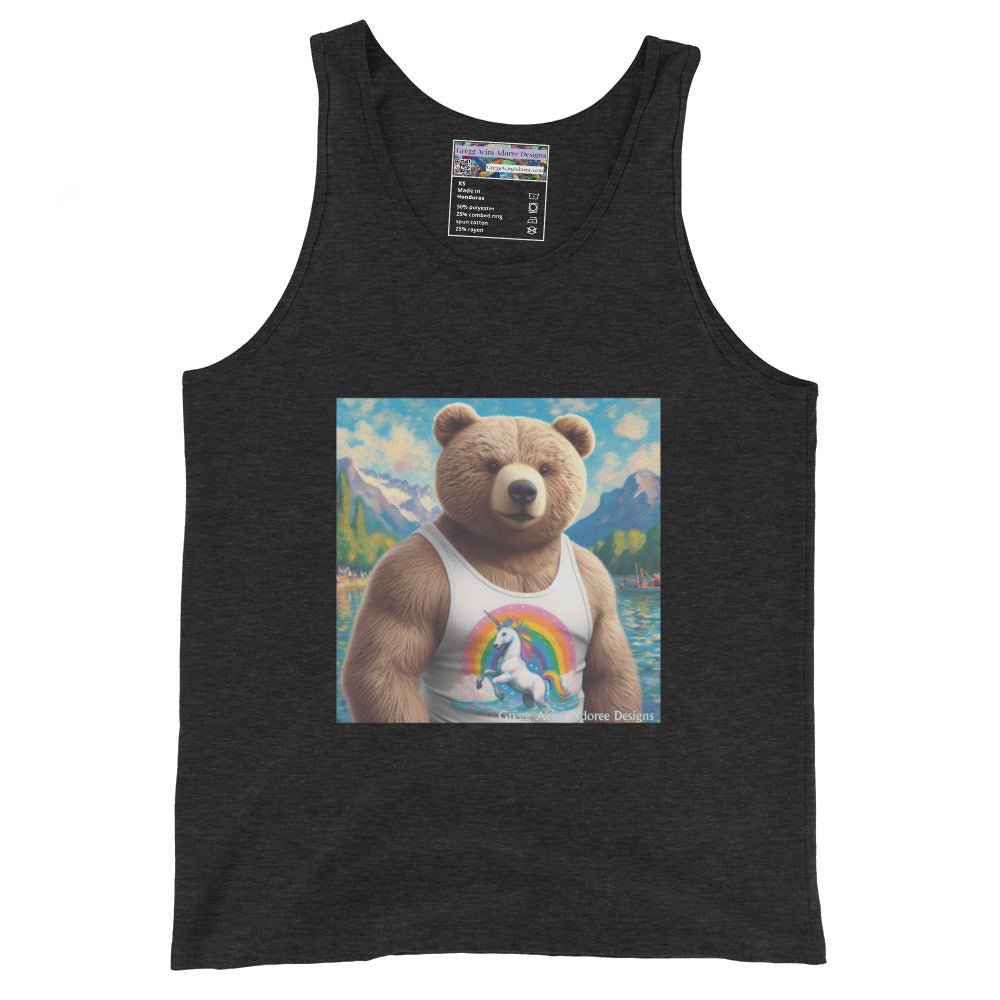Proud Bear1 Tank Top by Gregg Acini Adoree Designs - Gregg Acini Adoree Designs - Tank Top