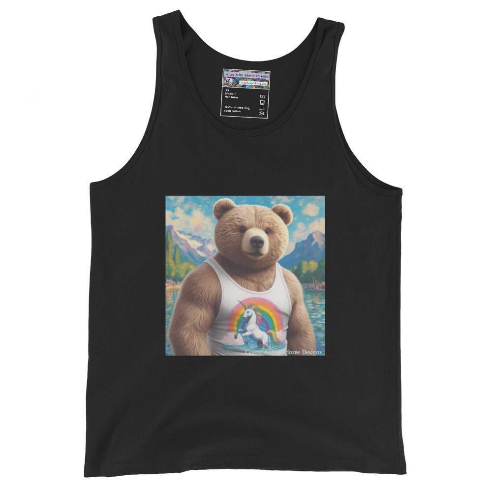 Proud Bear1 Tank Top by Gregg Acini Adoree Designs - Gregg Acini Adoree Designs - Tank Top