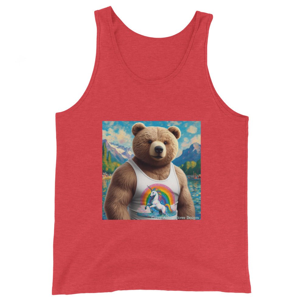 Proud Bear1 Tank Top by Gregg Acini Adoree Designs - Gregg Acini Adoree Designs - Tank Top