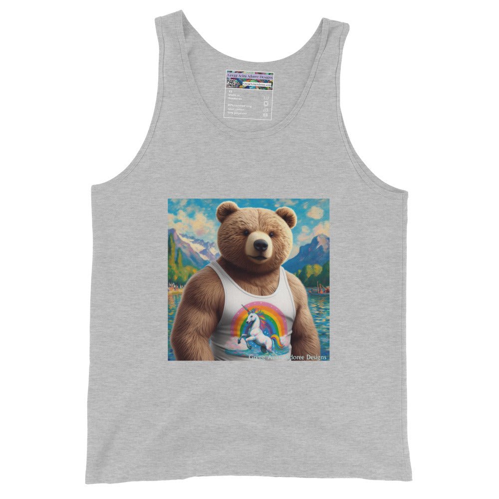 Proud Bear1 Tank Top by Gregg Acini Adoree Designs - Gregg Acini Adoree Designs - Tank Top