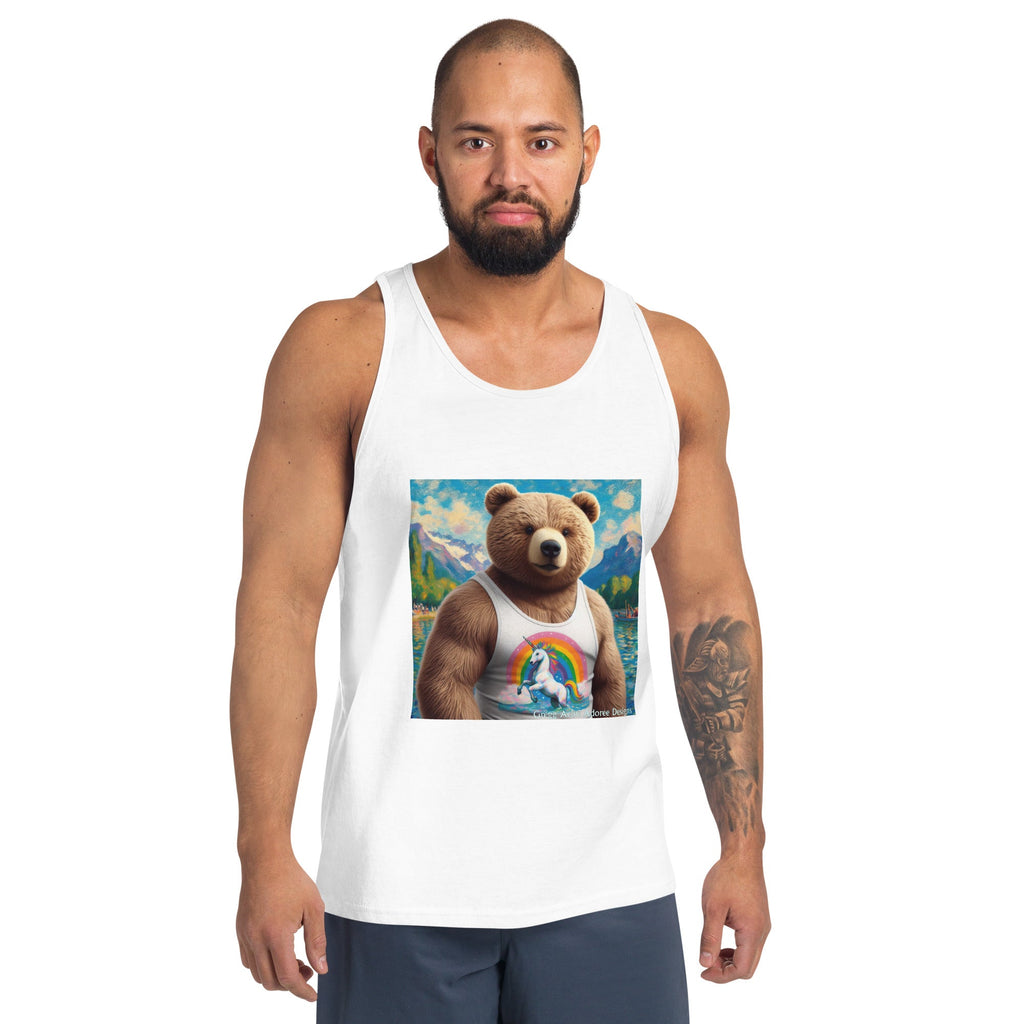 Proud Bear1 Tank Top by Gregg Acini Adoree Designs - Gregg Acini Adoree Designs - Tank Top
