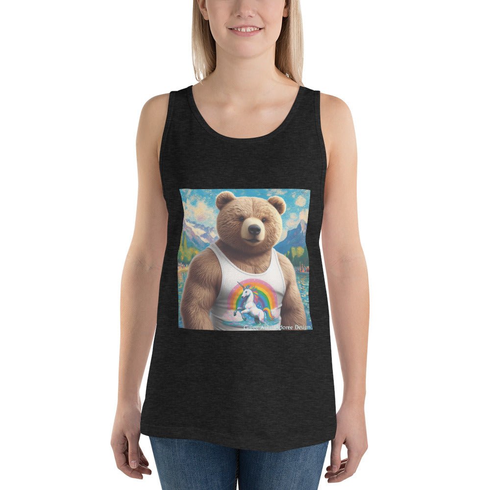 Proud Bear1 Tank Top by Gregg Acini Adoree Designs - Gregg Acini Adoree Designs - Tank Top