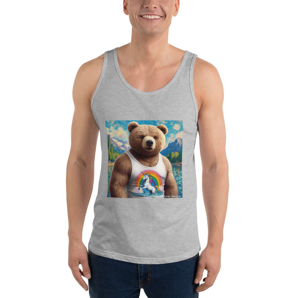 Proud Bear1 Tank Top by Gregg Acini Adoree Designs - Gregg Acini Adoree Designs - Tank Top