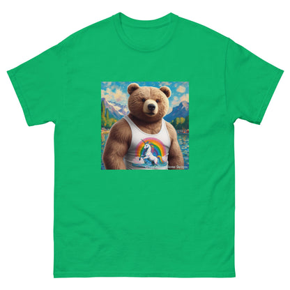 Proud Bear1 Unisex classic tee by Gregg Acini Adoree Designs - Gregg Acini Adoree Designs - Tee Shirt