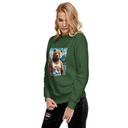 Proud Bear1 Unisex Premium Sweatshirt by Gregg Acini Adoree Designs - Gregg Acini Adoree Designs - Sweatshirt