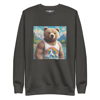 Proud Bear1 Unisex Premium Sweatshirt by Gregg Acini Adoree Designs - Gregg Acini Adoree Designs - Sweatshirt